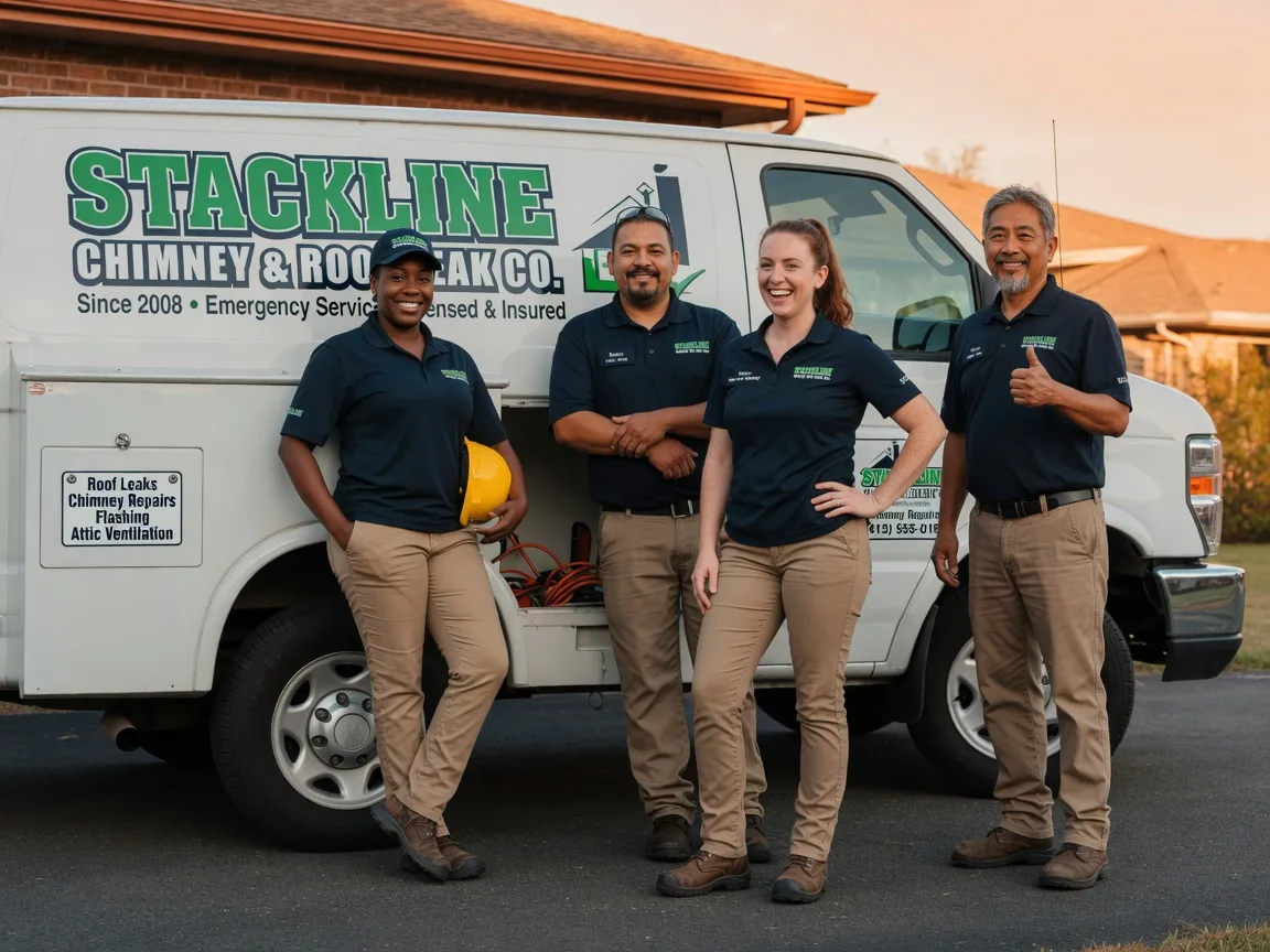 Chimney flashing repair company in Plano, IL